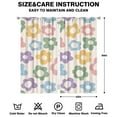 thumbnail image 2 of Farmhouse Floral Curtains 2 Panels 42x84 Inch, Rod Pocket Blackout Drapes for Bedroom and Living Room Window Decoration, 2 of 2