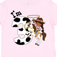 thumbnail image 4 of Inktastic I'm Three-cowgirl Riding Horse Birthday Girls Toddler T-Shirt, 4 of 5