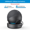thumbnail image 6 of Portable Battery Base for Alexa Echo Dot 4th & 5th Generation 10000mAh (Not Include Dot) - Black, 6 of 9