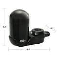 PUR Faucet Mount Water Filtration System, Vertical, Black, FM2000B