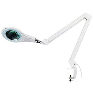 Magnifying Magnifier Glass with Light on Stand Clamp Arm Hands Free A3S8
