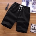 thumbnail image 2 of fartey Casual Shorts for Men Plus Size Elastic Waist Shorts Baggy Comfy Pocketed Drawstring Athletic Shorts Summer Joggers Outdoor Running Shorts, M-5XL, 2 of 4