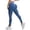 v#36Blue138, variant on Yoga Pants Women Solid Color Elastic Waist High Leggings Slim Fit Summer Athletic Lightweight Ankle Length for Office Wear Graceful Bottoms,Black,L
