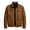 Coffee, variant on Men's Utility Jacket Relaxed Fit Zip Front for Work Casual Everyday
