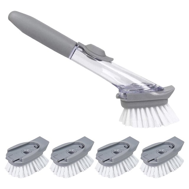 Juego Cepillos Lavado Platos Con Herramientas Limpieza La Jabón Extraíble
