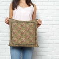 thumbnail image 2 of Sage Green Boho Pillow Covers 16x16 Inch Decorative Throw Pillow Cover, Vintage Ethnic Tribe Abstract Art Floral Sofa Pillowcases Accent Cushion Case Home Decor Bedroom Living Room, 2 of 6