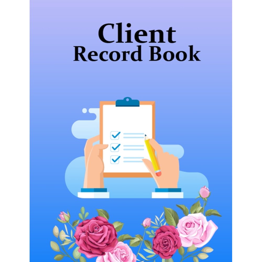 Client Record Book Client Record Binder to Keep Track Your Customer