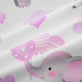 thumbnail image 5 of Erosebridal Baby Elephant Blackout Curtains for Girls, Pink Balloons Window Curtains Pack of 2 (38x45 Each), 5 of 6