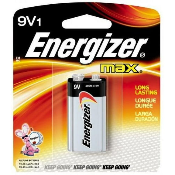 Energizer Max 522BP 9 volt Alkaline Battery 1 Battery per Package