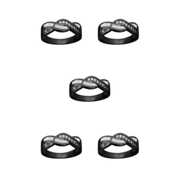 Minnieouse Anillo de piedra Joyería de moda Dedos Colgante Mano de obra Ligero Regalo dulce Mujeres Compromiso azul Tipo de boda Type2 NO2