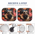 thumbnail image 6 of Sikiie Colorful Flower German Shepherd Print Foldable Car Windshield Sun Visor, Car Window Sunshade Suitable for Sedan, SUV and Truck Car Accessories-Small, 6 of 6