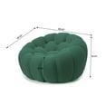 thumbnail image 6 of bokifol 48.43"Cloud Sofa,Modern loveseat Sofa Couch with 3D Honeycomb Shape Knit Fabric Sofa,Comfy Couches for Small Space,Bedroom,Apartment(Green), 6 of 8