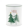 thumbnail image 3 of Melrose Tall Cylindrical Joy and Noel Christmas Planter - 9.5" - Set of 2, 3 of 3