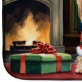 thumbnail image 4 of Carolines Treasures DAC2769DDM 14 x 21 x 0.2 in. Polyester & Polyurethane Yorkshire Terrier Cozy Christmas Rectangular Dish Drying Mat, 4 of 5