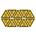 thumbnail image 1 of Uxcell Triangle High Surface Temperature Warning Sign Self Adhesive w symbol 40mm 10Pcs, 1 of 4