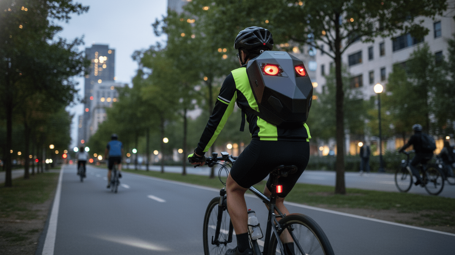 Gelrova LED Motorcycle Backpack, Hard Shell DIY Waterproof, Large 19 Inch, Suitable for Adults