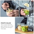 thumbnail image 4 of 3 Pcs Japanese Style Fruit Salad Bowl Glass Food Serving Bowl Transparent Bowl, 4 of 8
