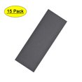 thumbnail image 1 of Papel de lija impermeable de carburo de silicio Uxcell 9" x 3.7" 360 grano 15 paquetes, 1 of 5