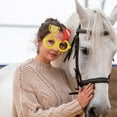 thumbnail image 2 of Horse Racing Festival Glasses Festival Party Dressup Photo Props Horse Riding Style Glasses Party Decoration, 2 of 3