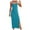 Blue, variant on TMOYZQ Womens Summer Spaghetti Strap Stretchy Bodycon Maxi Dress Casual Sleeveless Cami Midi Dress Side Split Beach Sundress Club Party Cocktail Dress