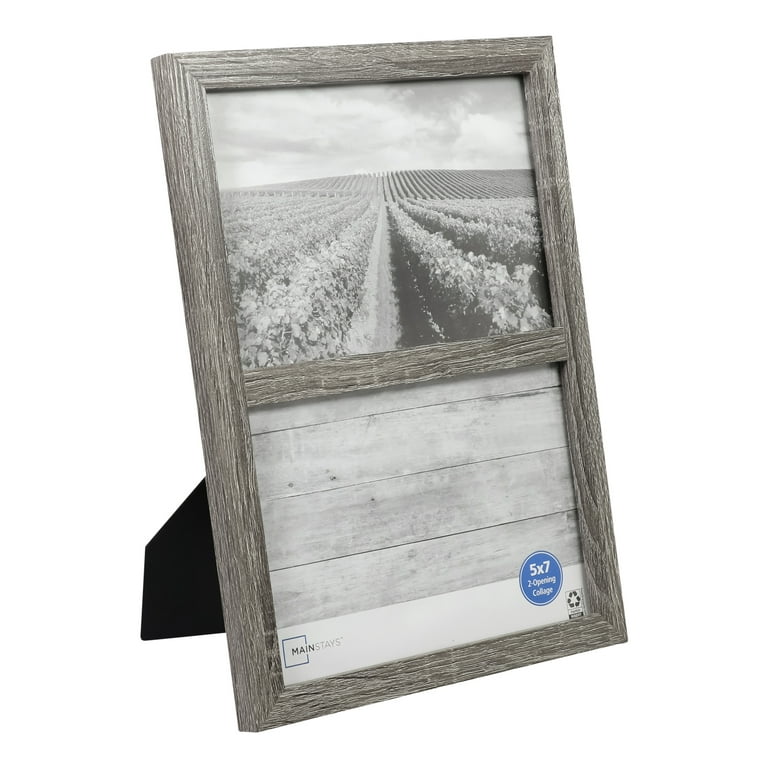 Mainstays 4x6 3-Opening Linear Gallery Collage Picture Frame, White