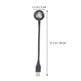 thumbnail image 3 of Miangastore Creative Black USB Projection Lamp for Decor with Rotatable Design and ABS Material 4.5 Inches, 3 of 9