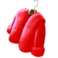 thumbnail image 2 of GiLiling Baby Girls Toddler Retro Faux Fur Coat Jackets Wrap Cape Shawl for Girls Fluffy Winter Toddler Girl Clothes (Red, 7-8 Years), 2 of 9