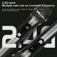 thumbnail image 3 of Portable Wireless Microphone System Receiver with Handheld Mic Anti-Howling for Home Cinemas Karaoke  Speech Wedding Party Singing Rechargeable Wireless Microphone Compatible, 3 of 6