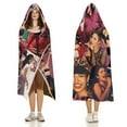 thumbnail image 2 of Selena Quintanilla Hooded Blanket Poncho, Wearable Hooded Blanket Cozy Soft Warm Plush Fleece Blanket for Adult Women Men, 2 of 7