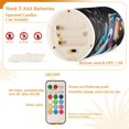 thumbnail image 5 of Yayeee Flameless Candles with Remote Flickering Battery Operated Multi Color Changing, Black, 5 of 7