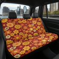 thumbnail image 7 of Psesaysky Retro 70s Floral Theme Car Seat Covers for SUV, 2 Pack Non-Slip Rear Bench Seat Covers Durable Comfortable Universal Cushion Protectors, 7 of 7
