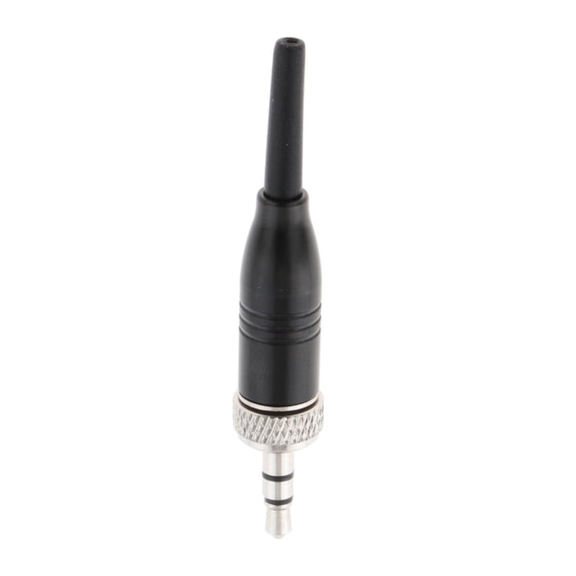 1 conector estéreo de 3,5 mm con bloqueo, accesorio fiable, suministro de bricolaje, adaptador de D11 negro, aleación de zinc de 6 cm para shamjiam Enchufe estéreo de bloqueo