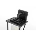 thumbnail image 4 of Elegant Lighting York 7" Outdoor Pendant In Black, 4 of 8