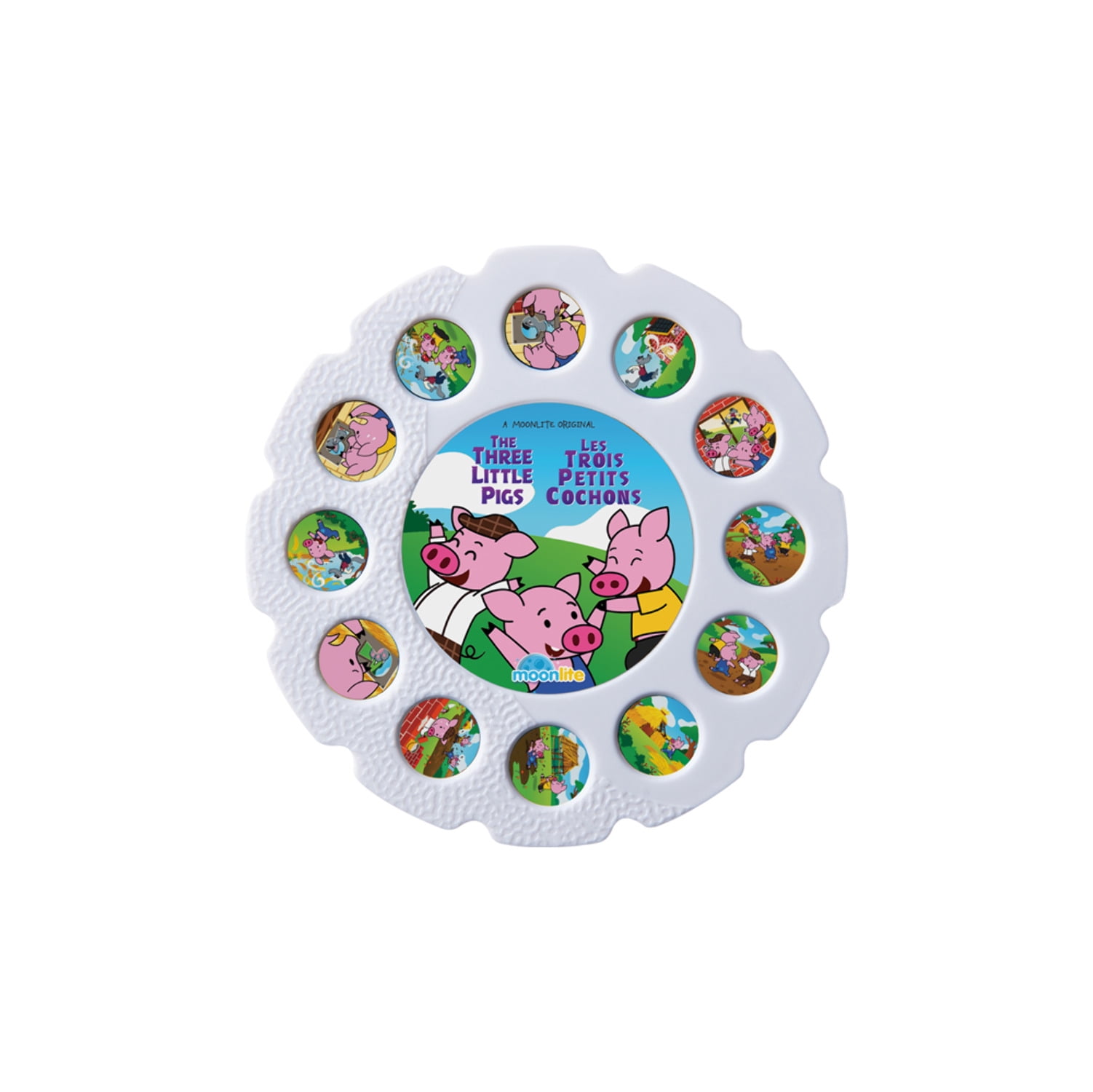 Moonlite Storytime Projector in a Box with 1 Single Story Three Little Pigs