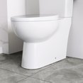 thumbnail image 2 of Proflo Pf3002s Pogo Elongated Toilet Bowl Only - White, 2 of 2
