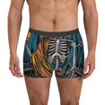 thumbnail image 2 of Bingfone Coffee-Drinking Skull Men's Underwear - Casual Stretch Boxer Briefs-XX-Large, 2 of 7