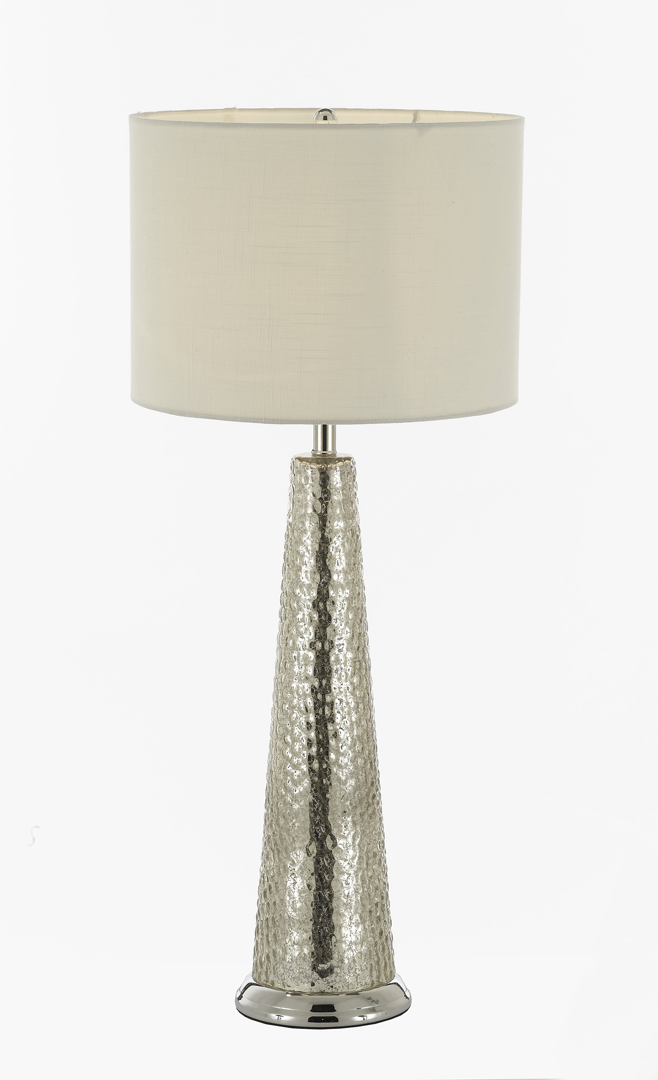 Hammered Metal Table Lamp with Shade Bedside Lamp Desk Lamp