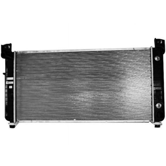 Primary Radiator - Compatible with 2005 - 2013 Chevy Silverado 1500 4.3L V6 2006 2007 2008 2009 2010 2011 2012