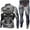 New Color1, variant on Men's Running Fitness Cooling Sportswear Camo Compression Short-Sleeved Shirt + Pants Sets