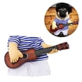 thumbnail image 1 of Disfraz de guitarra para mascotas, disfraz de guitarra para mascotas, ropa de cosplay para perros azules, ropa de guitarra para mascotas, funcionamiento suave, 1 of 8