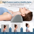 thumbnail image 6 of MOONORAH Cervical Neck Pillows for Pain Relief Sleeping, High Density Memory Foam Orthopedic Pillow, Ergonomic Roll for Support and Shoulder Relaxation, Neck and Spine Alignment in Bed, Office, 6 of 8