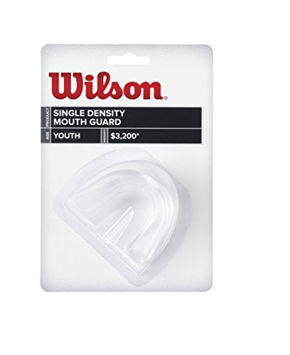 Wilson Single Density Adult Mouth Guard Clear Wtfmg124c Fast for sale online 