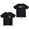 thumbnail image 1 of James Bond 007 Unisex T-Shirt No Time To Die & Logo (Back Print), 1 of 3
