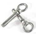 thumbnail image 2 of 6 Pack Expansion Bolts Ring Screw 304 Stainless Steel Eyebolt Bolt Expansion Screw with Eye Ring Anchor Internal Eye Bolt Fastener Ring Lifting Sleeve Expansion Closed Hook Eye Bolt (M8*80), 2 of 5