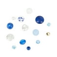thumbnail image 6 of Cousin DIY Blue and White China Bead Mix, Pearl, Gold, Ceramic Assortment, 150g, 1400 Piece, 69995738, 6 of 7