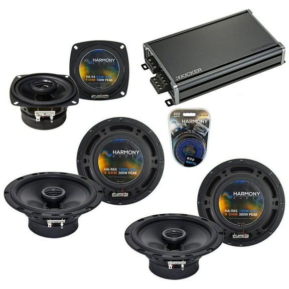 Fits Hummer H2 2008-2009 Factory Speaker Upgrade Harmony (2) R65 R4 & CXA360.4