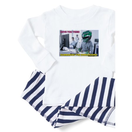 

CafePress - Power Rangers Summoning The Dragonzo - Toddler Long Sleeve Pajama set