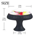 thumbnail image 3 of 4 Pcs Summer Fruits Knobs for Kitchen Cabinet Cupboard Dresser Bookcase Drawer Pulls Handles Round Home Decor, 3 of 5