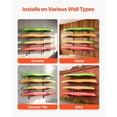 thumbnail image 5 of Kayak Storage Rack Heavy Duty Adjustable Wall Mount Stand for Indoor Outdoor Garage Shed Dock Holds Canoe  Surfboard, 5 of 8