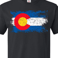 thumbnail image 4 of Inktastic Colorado Flag Distressed Look T-Shirt, 4 of 5